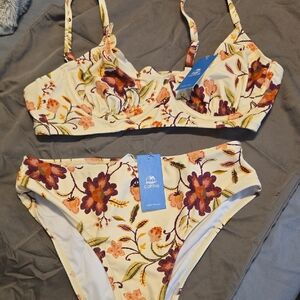 Cupshe Multicolor Floral Bikini
